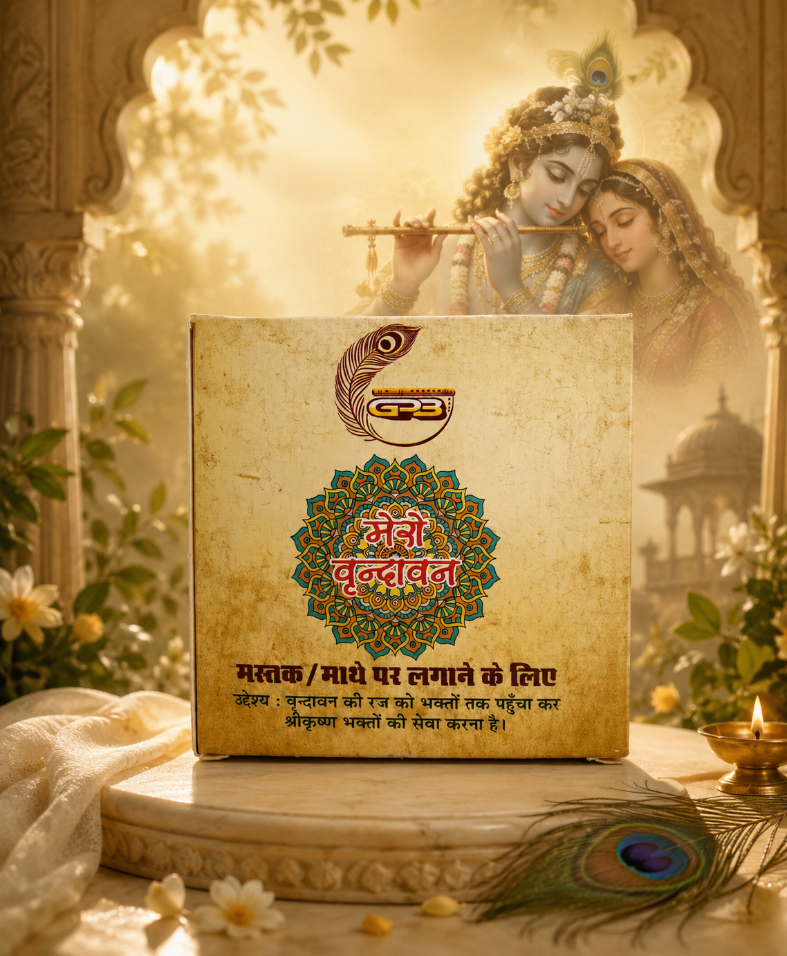 Brij ki Rajj — sacred soil of Vrindavan from Banke Bihari Combo by Ashalite — Brij Dhool buy online India