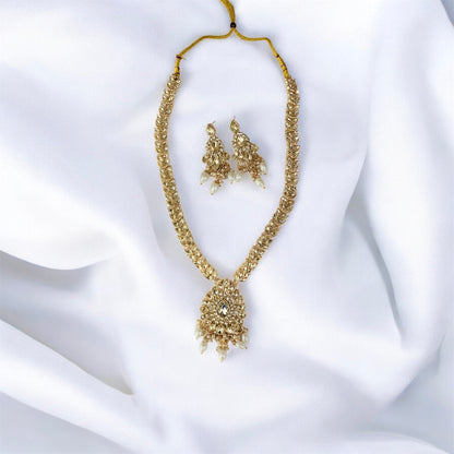   Radhika Kundan Bridal Necklace Set by Ashalite — Radha inspired bridal jewellery India
