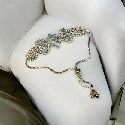 Bhavya american diamond bracelet front view — AD bracelet online India