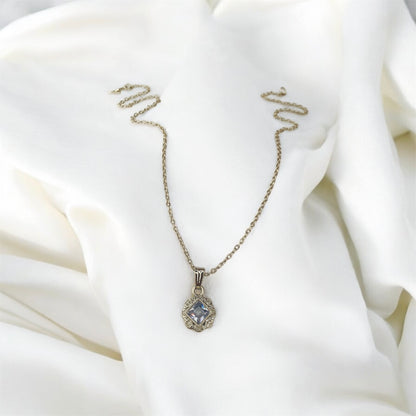 Ambika divine protection silver pendant with chain — Parvati collection Ashalite
