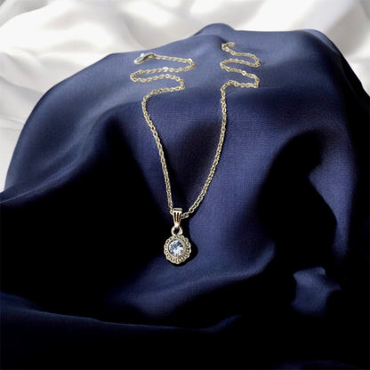 Bhawani silver pendant with chain — Parvati collection Ashalite