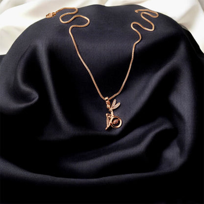 Ananya rose gold pendant with chain — Parvati collection Ashalite
