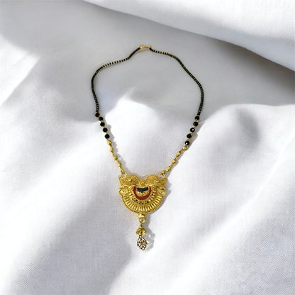 Bhavya gold plated mangal sutra — buy artificial mangal sutra Ashalite
