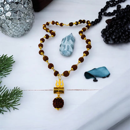 Shiv Tatv Rudraksha Mala by Ashalite — authentic Rudraksha mala buy online India