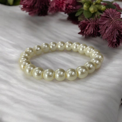 Chandra Ratna Pearl Elegance Bracelet by Ashalite — artificial pearl bracelet India