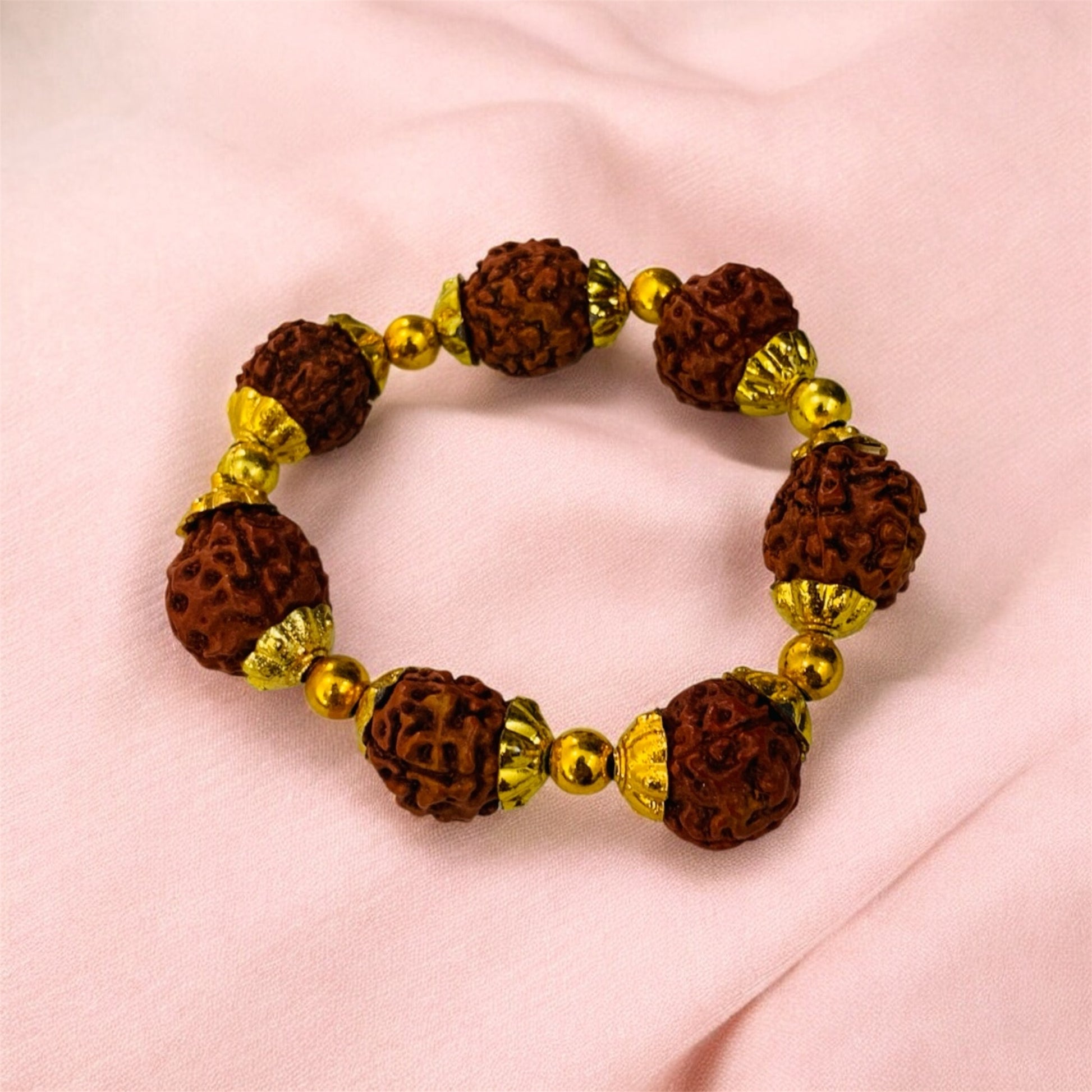 Panchmukhi Shakti Rudraksha Bracelet by Ashalite — five-faced Rudraksha protection bracelet India